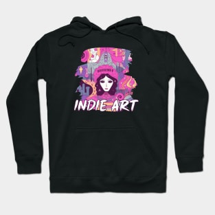 Indie art Hoodie